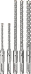 BOSCH POWER TOOLS PRO SDS plus-5X Hammerbohrer-Set, 5/6/6/ 8/10 mm, 5-tlg. – 2 608 833 910