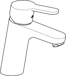 HANSA Hansa Primo XL Waschtischmischer ohne Ablaufgarnitur mit Flexschläuche chrom – 4937 2203