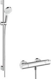 HANSGROHE HG Brausenkombi Crometta Vario/ Ecostat 1001 CL/Unica 900mm weiß/chrom – 27813400