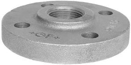 FISCHER GEORG FITTINGS Gewindeflansch Fig. 329 2" schwarz – 770329109