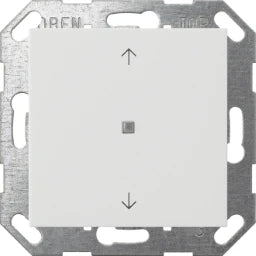 GIRA KNX Taster Wippe 1f Pfeile System 55 reinweiß glänzend – 517203