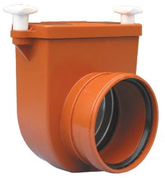 HUTTERER & LECHNER HL710.0 Froschklappe DN110 m. Niroklappe u. Muffe f. Kst.rohre – HL710.0