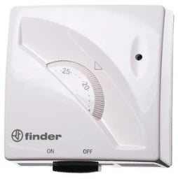 FINDER Raumthermostat mechanisch, mit EIN/AUS-Schalter – 1T011