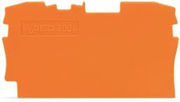 WAGO Abschluss- und Zwischenplatte 1 mm dick, orange – 2004-1292