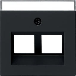 GIRA Abd. 30° + BSF f. Tragring MJ 2f System 55 Schwarz m – 2640005