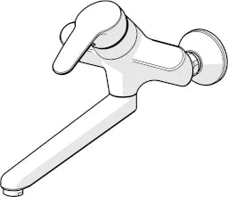 HANSA Hansa Mix Wand-WT u.Spültischmischer verchromt – 0169 2183