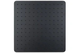 REGENWERK Regenwerk Passion Kopfbrause Edelstahl,Softedge, 400 x 400 mm, schw. – BPPAARRKB3SES