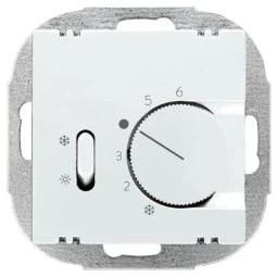 SIEMENS Raumtemperaturregler Öffner/Wechsler DELTA i-system, titanweiß – 5TC97744WH00