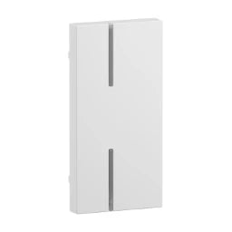 LEGRAND Seano 1-modulige Tastenabdeckung MyHome ohne Symbol, Farbe Ultraweiss – 765615