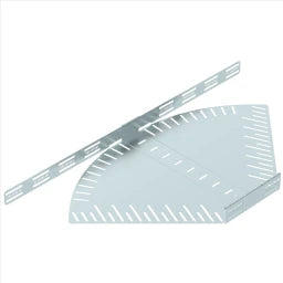 OBO Bogen, winkelverstellbar horizontal 60x5 00 Stahl bandverzinkt – 6037110