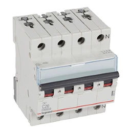 LEGRAND LS-Schalter 10kA C 20A/3pol+N 4TE – 404240