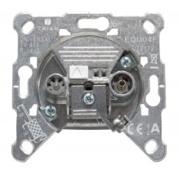 TRIAX Einzelanschlussdose 2fach, 4 dB Anschlussdämpfung, DC- Durchlass – 306111