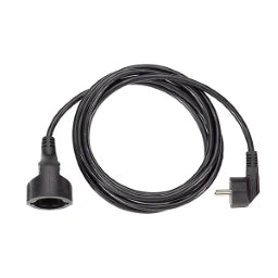 BACHMANN Verlängerung H05VV-F 3G1,50mm² schwarz 5,0m 3-polig – 341.186