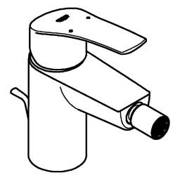 GROHE Grohe EH-Bidetbatterie Eurosmart 32929_3 Zugstangen-Ablaufgarnitur chrom – 32 929 003