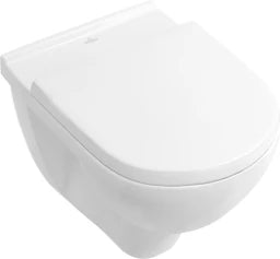 VILLEROY&BOCH V&B O.novo WC-Combi-Pack DirectFlush Tiefspül-WC spülrandl.wand.ink.Sitz weiß – 5660HR01