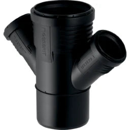 GEBERIT GE Silent-PP Abzweiger zweifach 45 Gr. d110/50/50mm – 390.569.14.1
