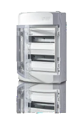 F-TRONIC FR AP Verteiler 24TE, 2reihig, IP65, PS, integr. Belüftungssystem, 465x310x150 mm – 7270002