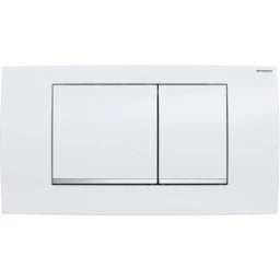 GEBERIT GE Betaetigungspl. Twinline30 2-Mengen weiss/glanzchrom – 115.899.KJ.1