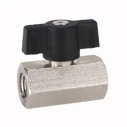 BEE G Mini-Kugelhahn Messing 93410-1/4" IG/IG Flügelgriff PN12 – 0020041082006
