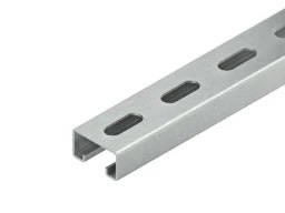 NIEDAX A8 Ankerschiene E0, C-Profil SW 18mm 40x22x2000 mm, t=1,75 mm, gelocht – 2986-1.75/2 SL