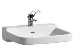 LAUFEN Laufen Pro Waschtisch barrierefrei 65x55cm, 1 HL, mit ÜL, weiß – H8119530001041