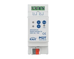 MDT KNX Schaltaktor C-Last 2fach 16 A REG – AKS-0216.03