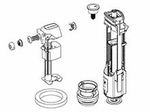 LAUFEN Laufen Innengarnitur 89405.8 Anschl. seitl.,TWICO II 2-Mengenspülung – H8940580000001