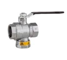 BEE G Filterkugelhahn Messing verchr. Hebel 992M.0-1" IG/IG PN16 mit Magnet – 300202519025