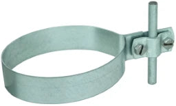 DEHN Regenrohrschelle D 120mm St/tZn m. Zweischr.-Überleger f. Rd 7-10mm – 421120