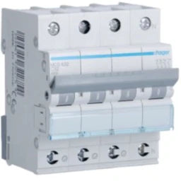 HAGER LS-Schalter 3P+N 6kA C-32A QC 4M – MCS632