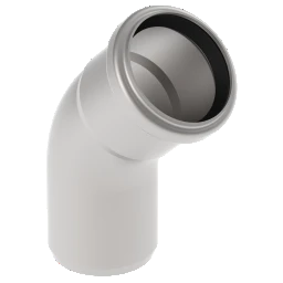BLUECHER Rohrbogen 45 Gr.Wkst.1.4301 50mm – 820.045.050