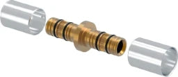 UPONOR Uponor Press-Kupplung PE-X 17-17 mit 2 Presshülsen – 1005079