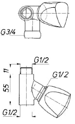 SCHMIEDL GS Geräteanschlussventil 1/2" – GS0175