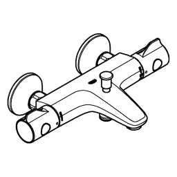 GROHE Grohe Grohtherm 800 Thermostat Wanne, chrom – 34 567 000