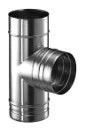 SCHIEDEL Schiedel Prima Plus T-Stück 90° mit Stutzen, Durchmesser 130mm – 106500
