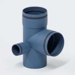 POLOPLAST PO Eckdoppelabzweig POLO-KAL XS DN 110/50/110/87Grad – 102838