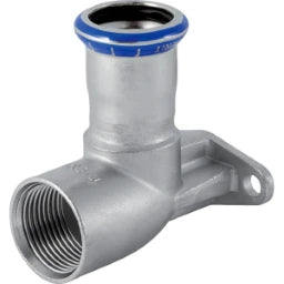 GEBERIT GE Mapress Edelstahl Anschlusswinkel 90 Gr. d22mm x Rp3/4 abgesetzt – 33427