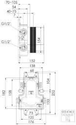 STEINBERG Steinberg Universal UP-Körper inkl.Steinbox – 010 4140 3