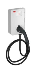 ABB Terra AC Wallbox, 22kW, 3phasig, WLAN, Typ2 Kabel 5m, RFID, 4G, mit MID-Zähler – 6AGC081285