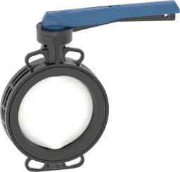 FISCHER GEORG Absperrklappe 565 PVDF/PA-GF d225 DN200 EPDM, Handhebel – 199565006