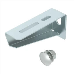 OBO Wand- und Stielausleger mit Befestigungs schraubeM10x25 B110mm Stahl bandverzinkt – 6424716