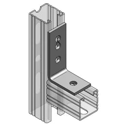 MEFA Winkel 3-Loch L C-Profil 45, 90 Schenkel 102,5 x 65 mm – 08140300