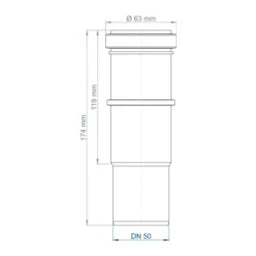 POLOPLAST PO Langmuffe POLO-KAL NG DN 50 – 02332