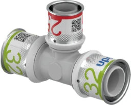 UPONOR Uponor S-Press PLUS T-Stück reduziert PPSU 32-25-32 – 1039961