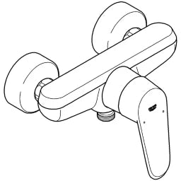 GROHE Grohe Eurodisc Cosmopolitan Brause-Batterie, chrom – 33 569 002