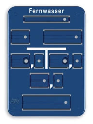 FRANKEN 140x200 B Wasser blau-weiß FP-System – 10211