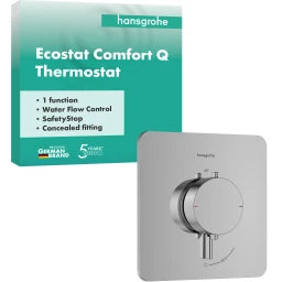 HANSGROHE HG Thermostat UP Ecostat Comfort Q Fertigset 1 Verbraucher chrom – 33712000