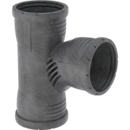 GEBERIT GE Silent-Pro Carve Abzweig 87,5 Gr. d90/90mm, 3 Muffen – 393.442.14.1