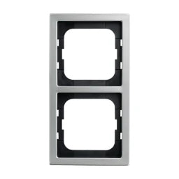 BUSCH-JAEGER Rahmen 2-fach Pur Edelstahl – 2CKA001754A4318