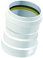 POLOPLAST PP-Polo-Eco-Plus Premium Doppelmuffe DN150/da160mm f.SN8 u.SN12 weiss – 06532